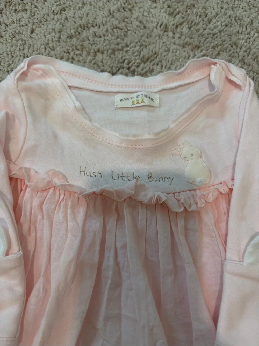 Bunnies by the Bay Pink Newborn Gown